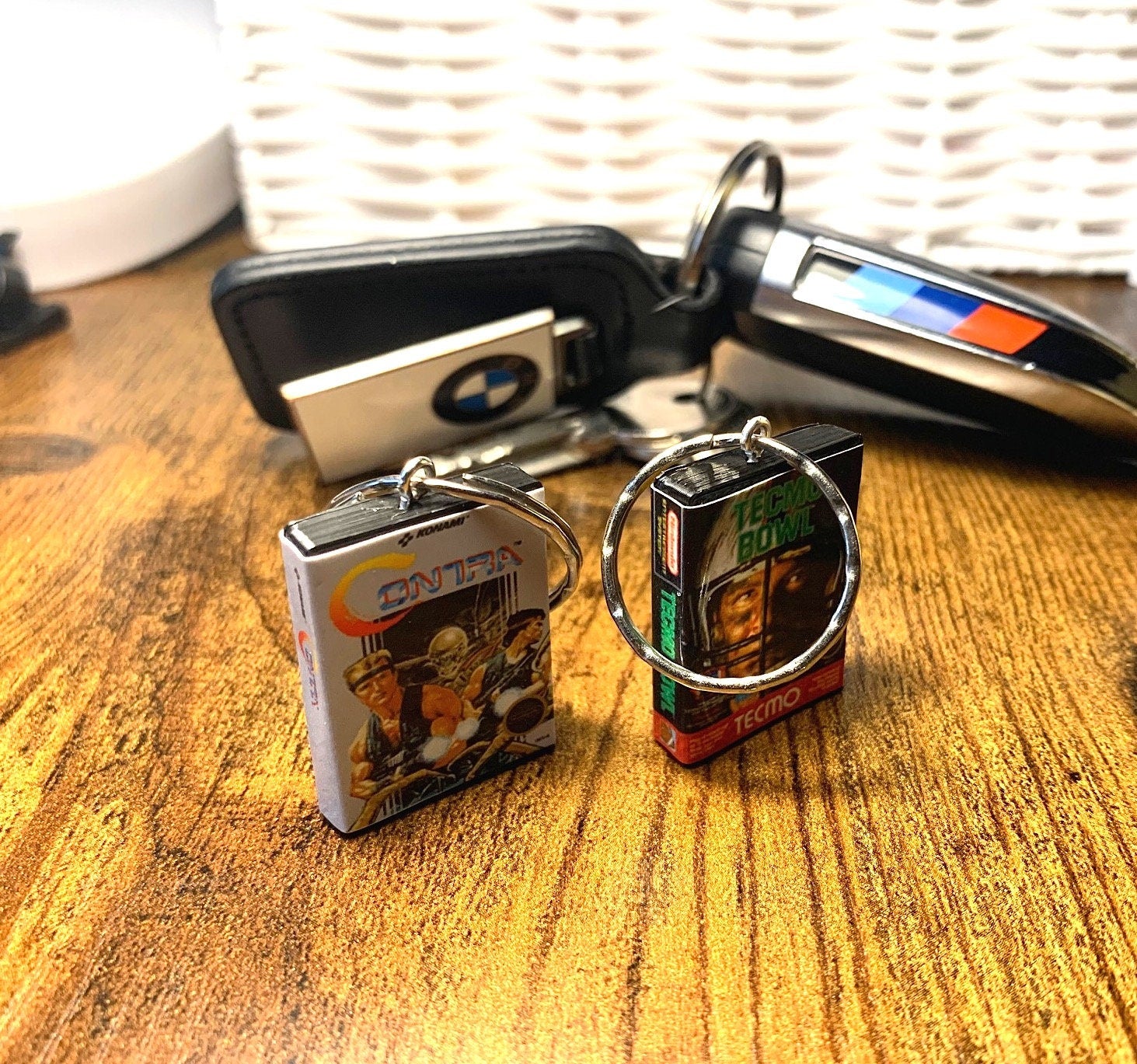 Customisable Miniature Retro NES Game Keyring