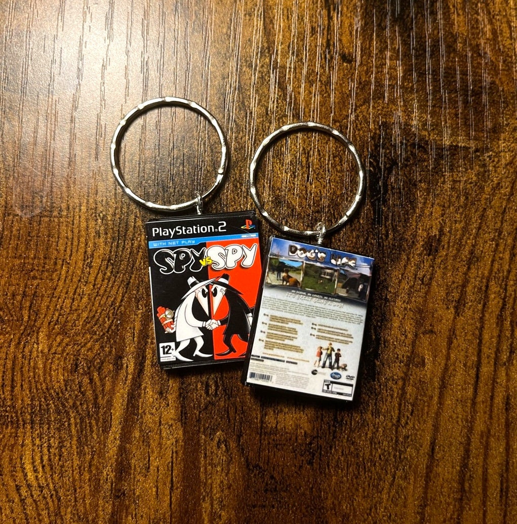 Customisable Miniature PS2 Game Keyring