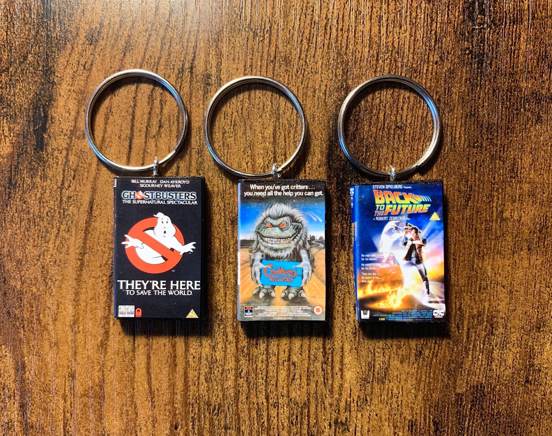 Customisable Miniature VHS TV Series Keyring