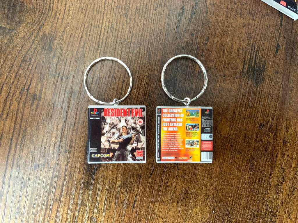 Customisable Miniature Retro PS1 Game Keyring