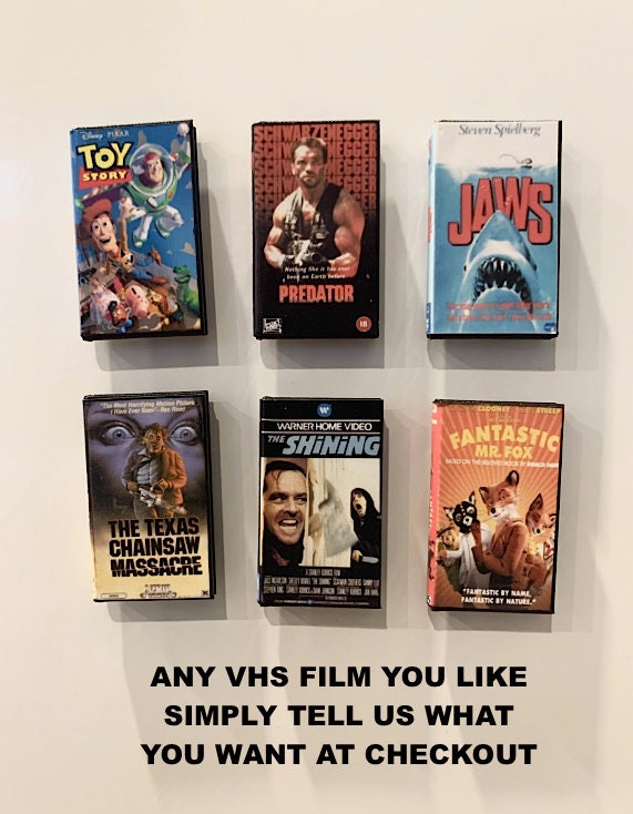 Customisable Miniature Game and Film Fridge Magnets