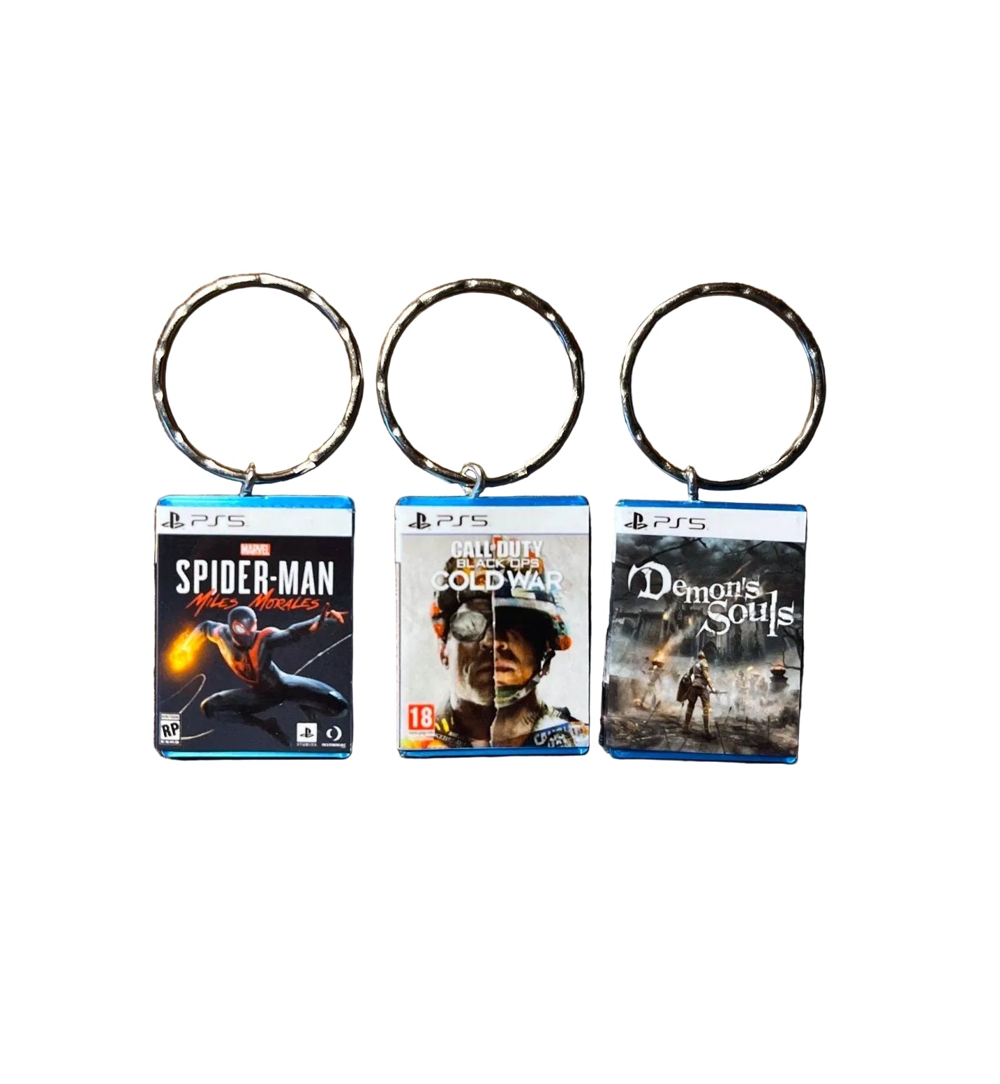 Customisable Miniature PS5 Game Keyring