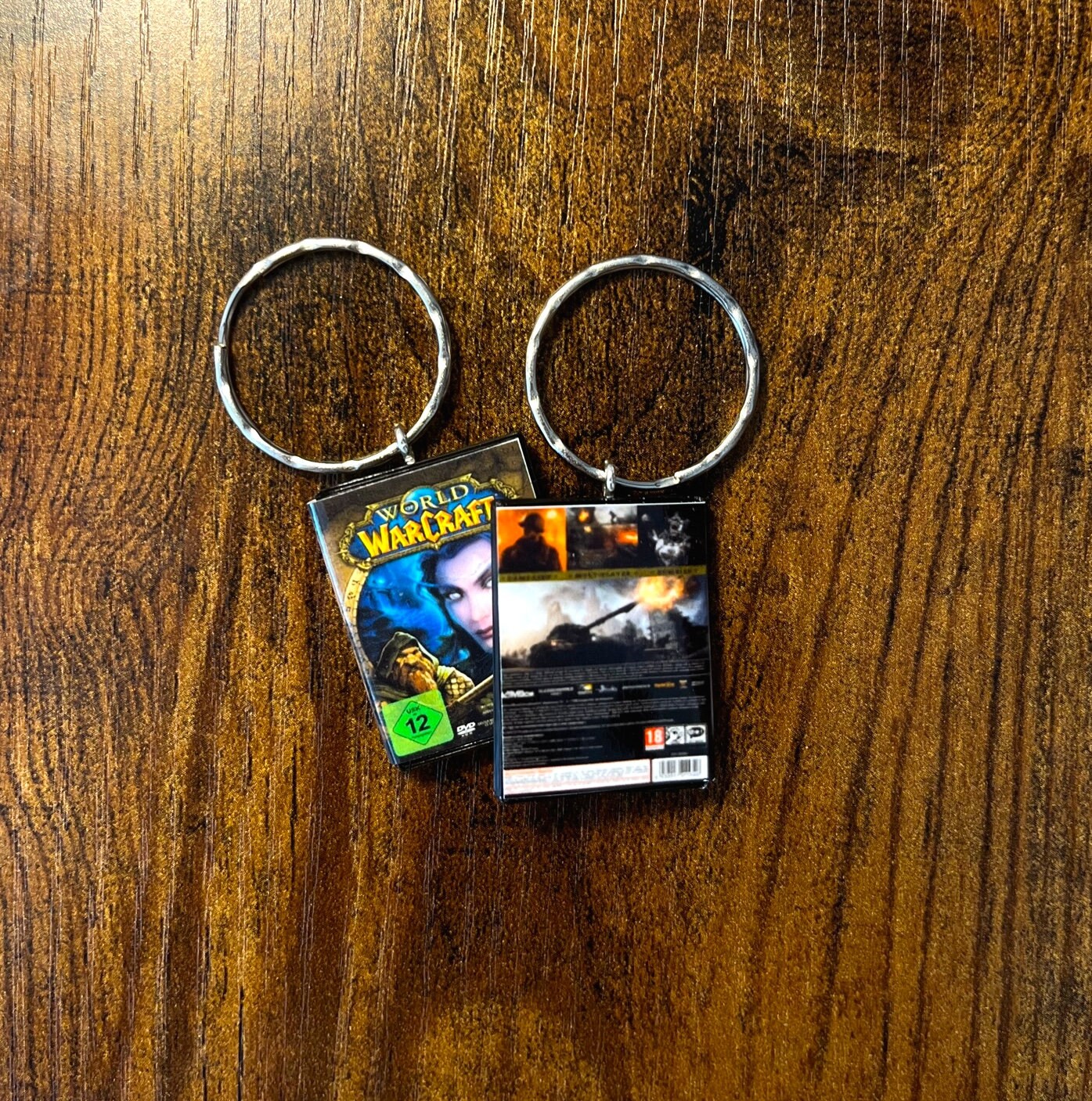 Customisable Miniature PC Game Keyring