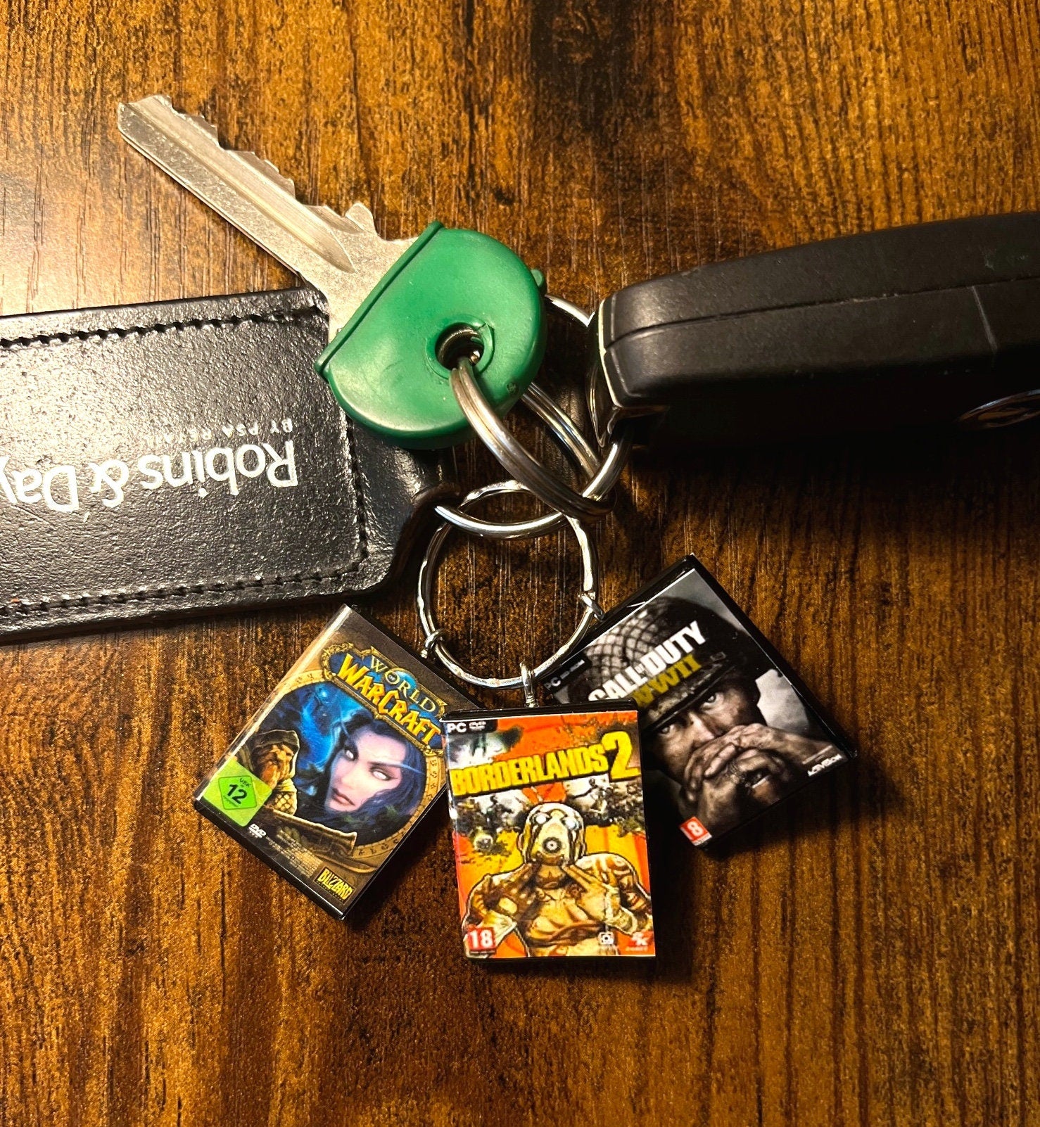 Customisable Miniature PC Game Keyring