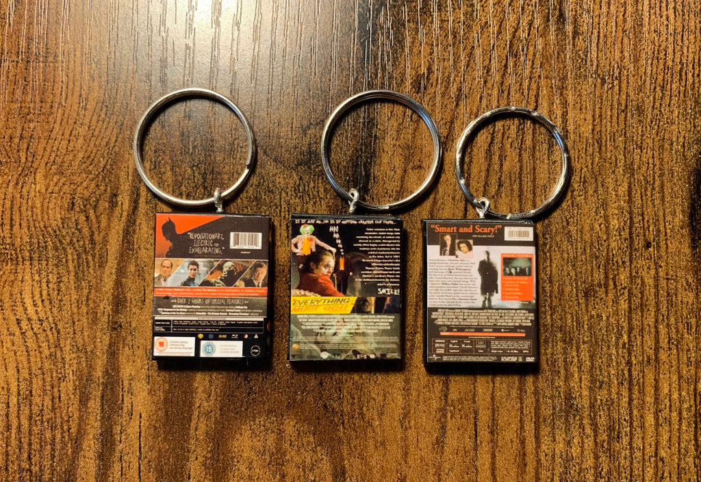 Customisable Miniature DVD Movie Keyring