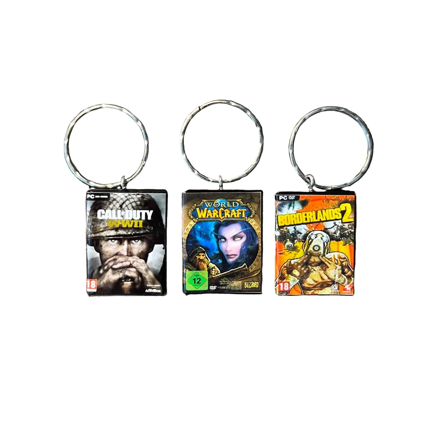 Customisable Miniature PC Game Keyring
