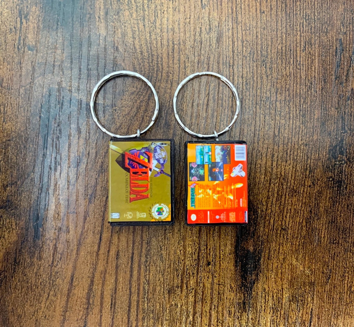 Customisable Miniature Retro N64 Game Keyring