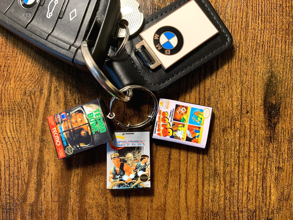Customisable Miniature Retro NES Game Keyring
