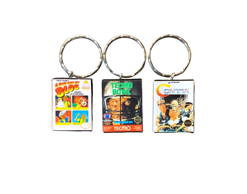 Customisable Miniature Retro NES Game Keyring