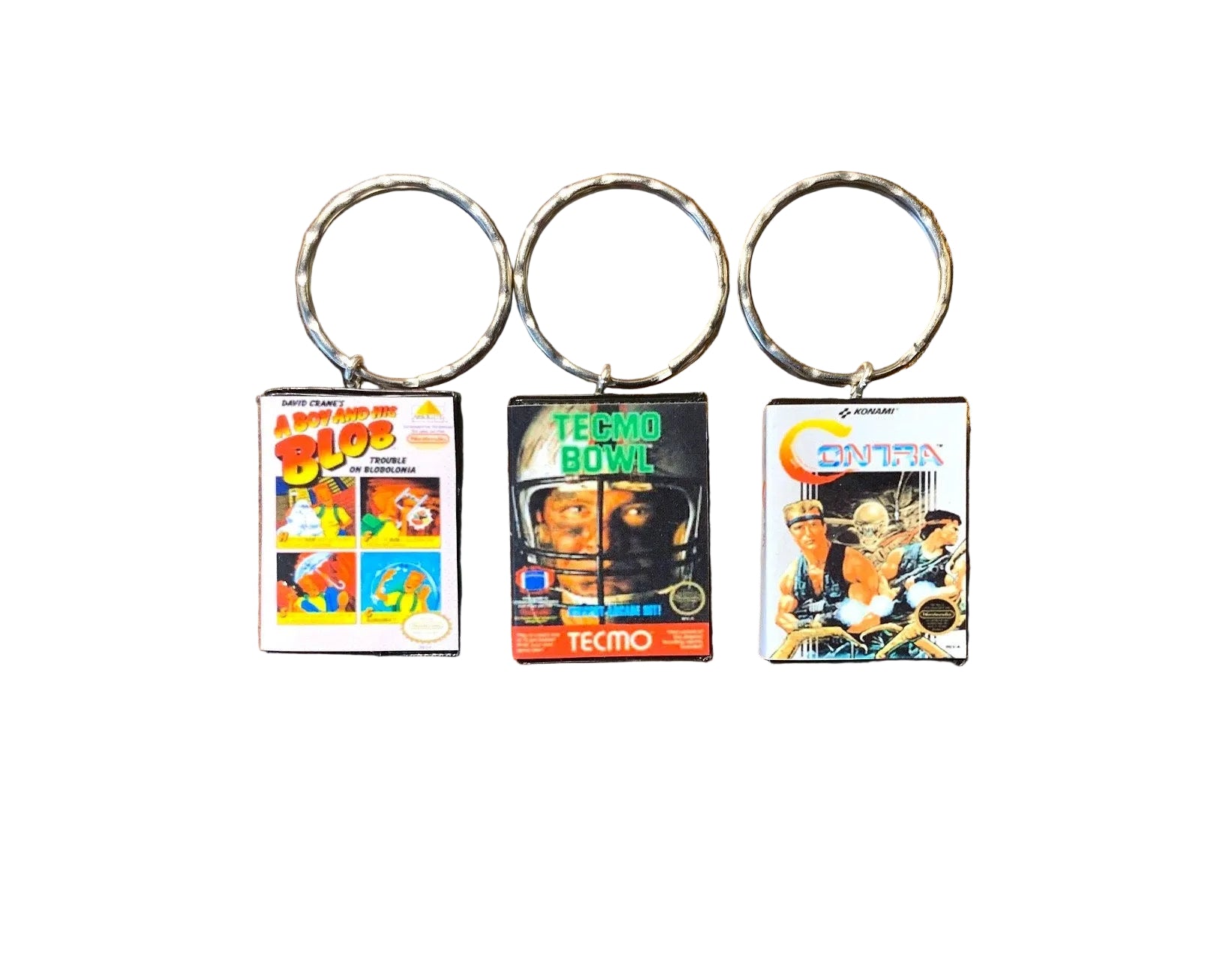 Customisable Miniature Retro NES Game Keyring