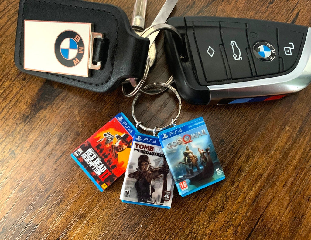 Customisable Miniature PS4 Game Keyring