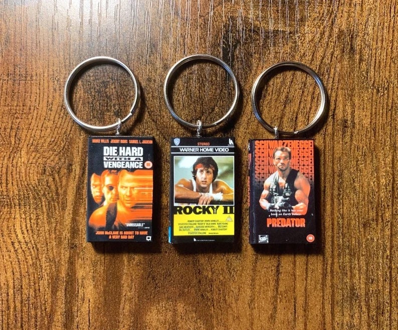 Customisable Miniature VHS TV Series Keyring