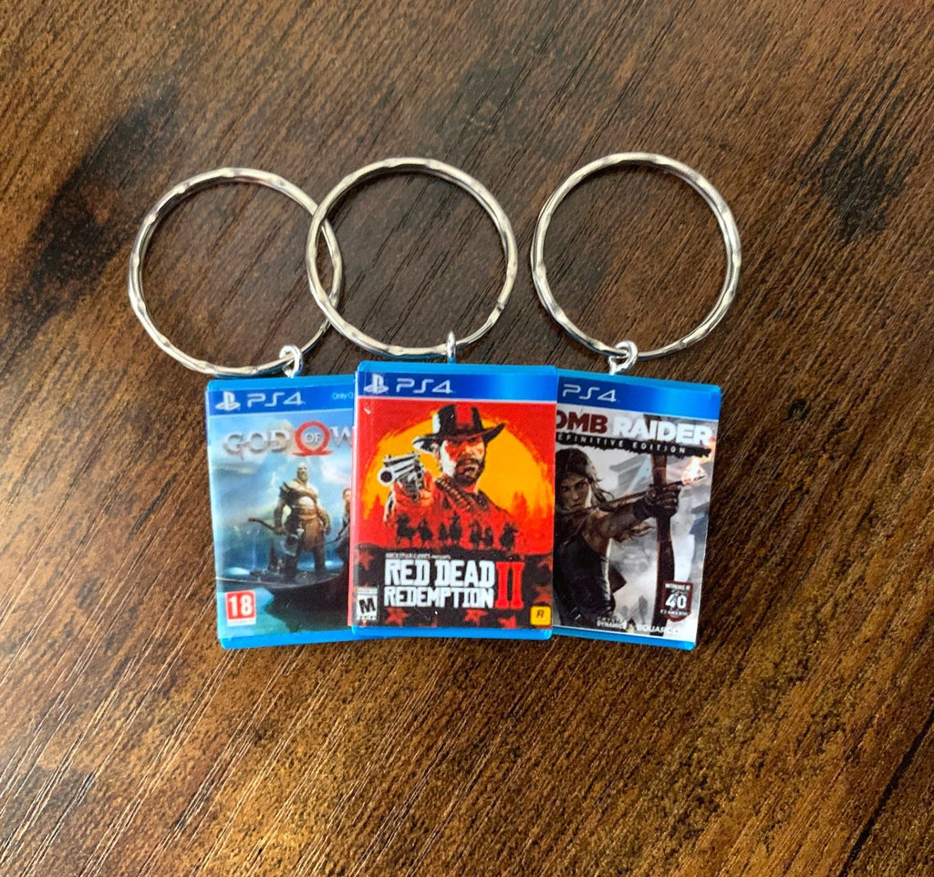 Customisable Miniature PS4 Game Keyring