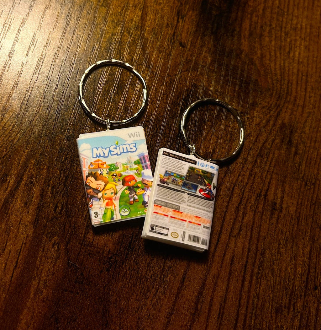 Customisable Miniature Nintendo Wii Game Keyring