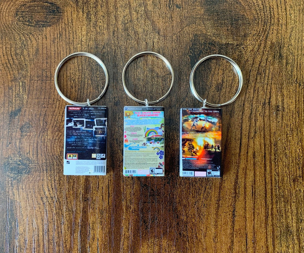 Customisable Miniature PSP Game Keyring