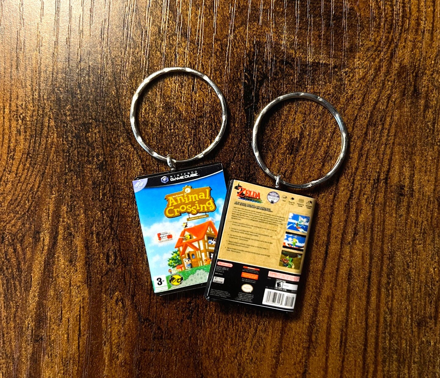 Customisable Miniature Gamecube Game Keyring