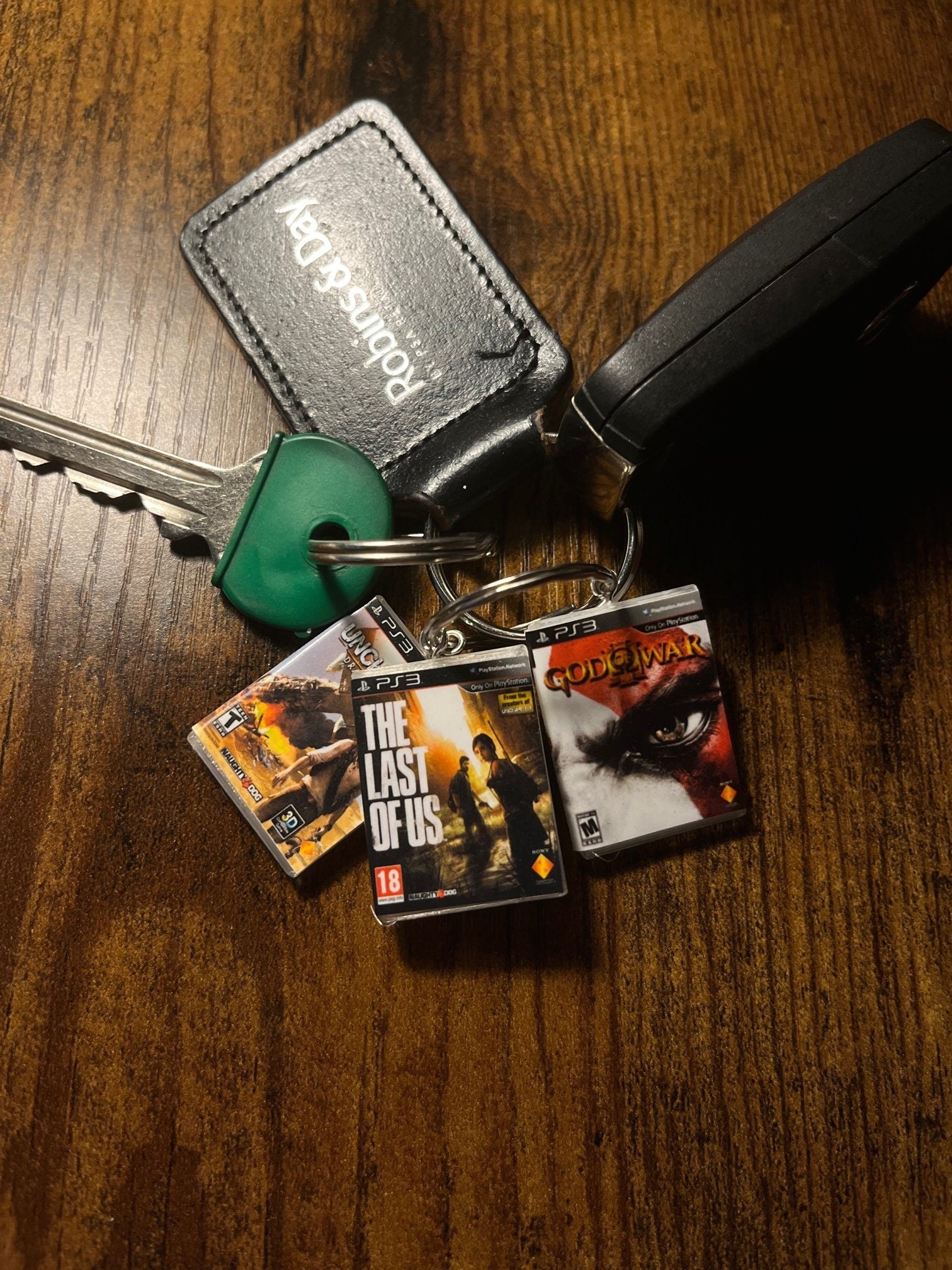 Customisable Miniature PS3 Game Keyring