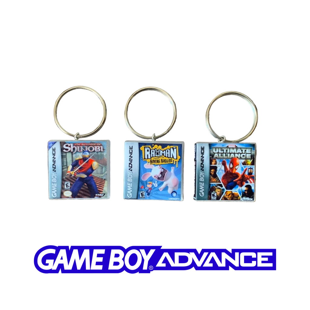 Customisable Miniature Game Boy Advance Game Keyring