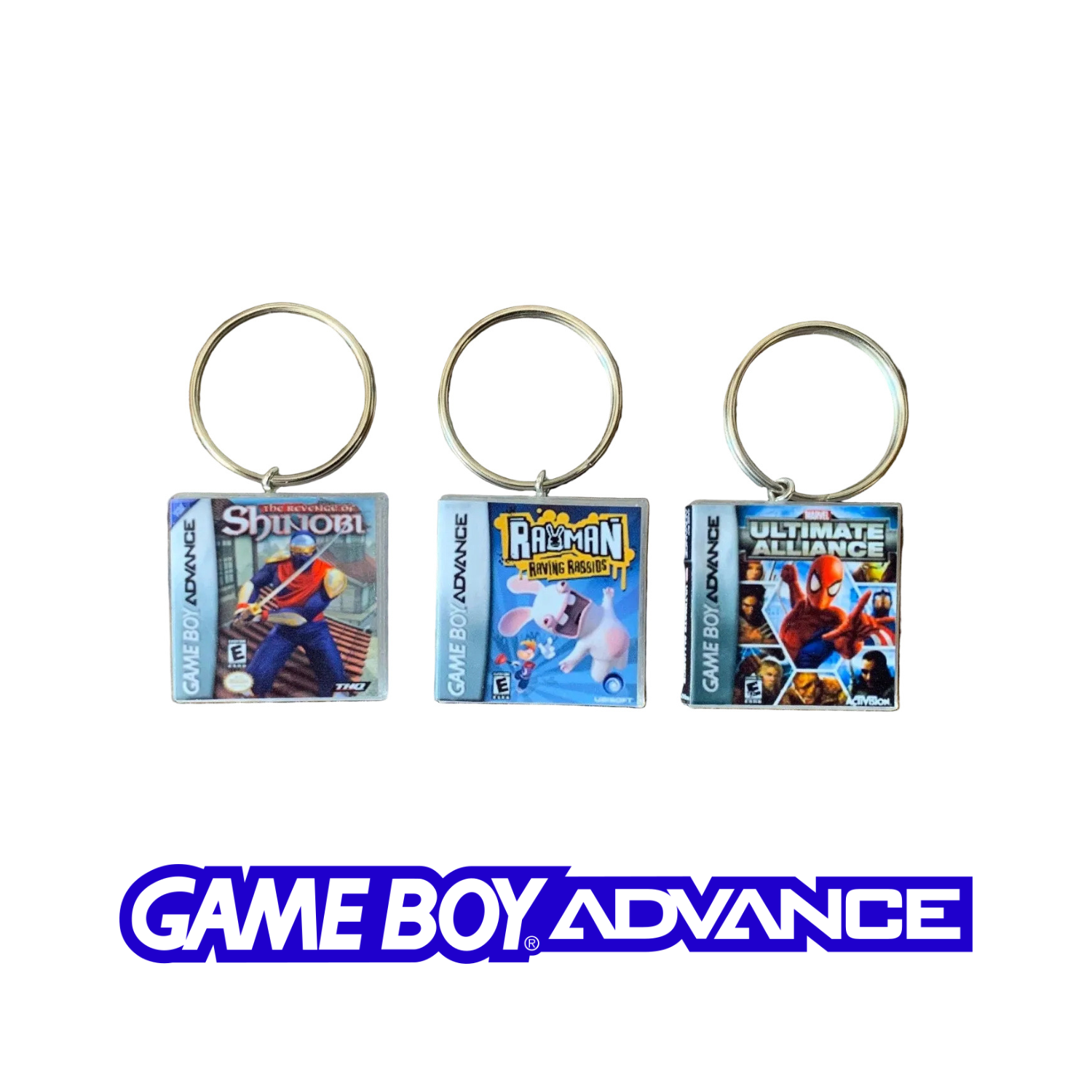 Customisable Miniature Game Boy Advance Game Keyring