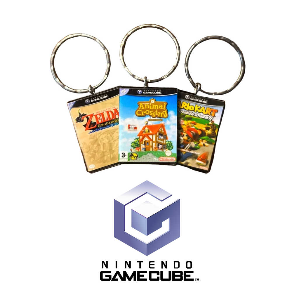 Customisable Miniature Gamecube Game Keyring