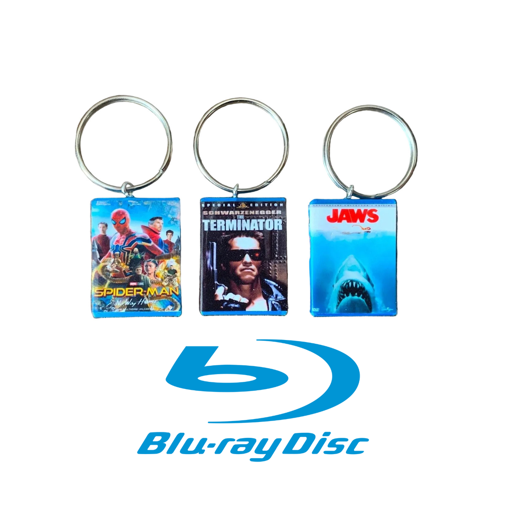 Customisable Miniature Blu Ray DVD Movie Keyring