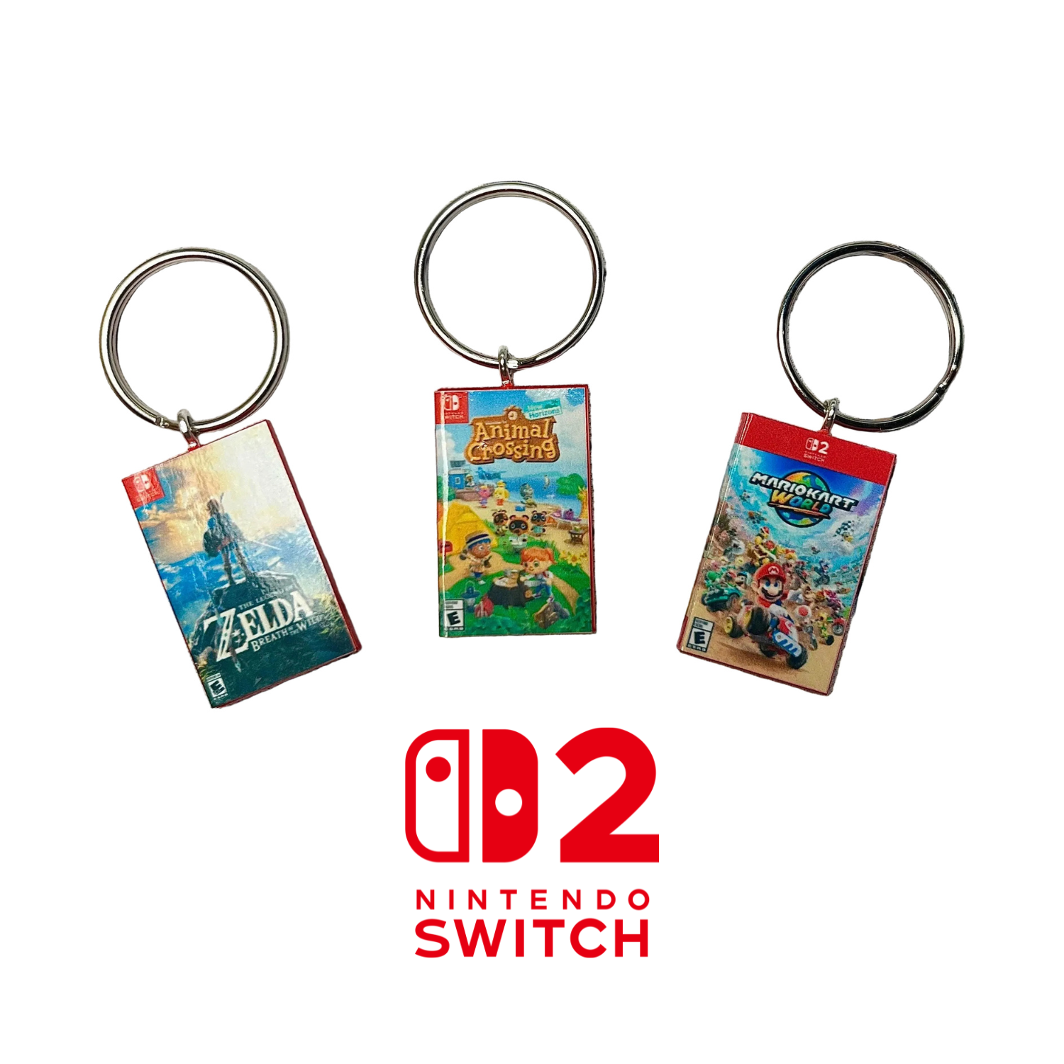 Customisable Miniature Nintendo Switch 2 Keyrings