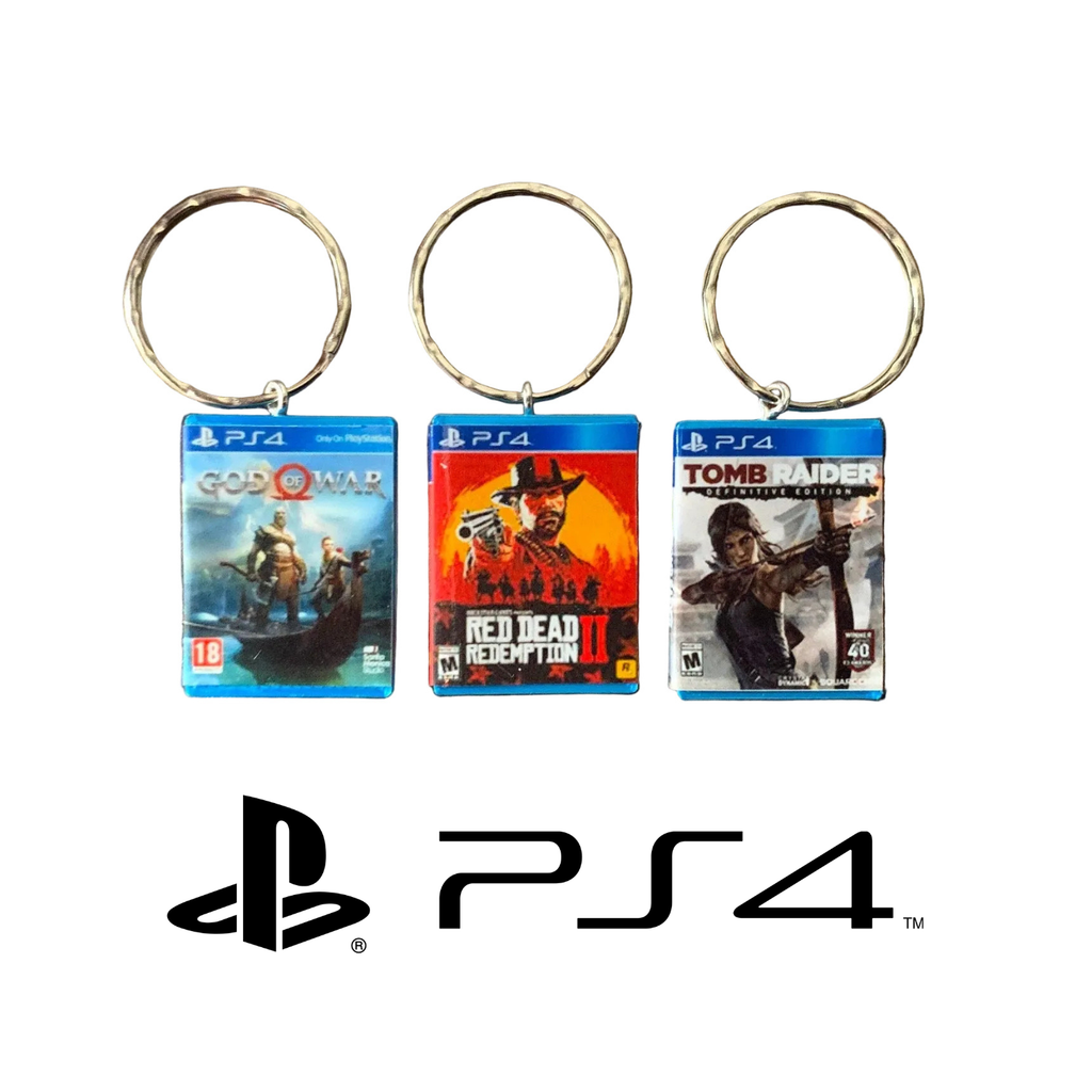 Customisable Miniature PS4 Game Keyring