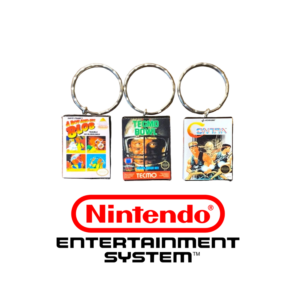 Customisable Miniature Retro NES Game Keyring
