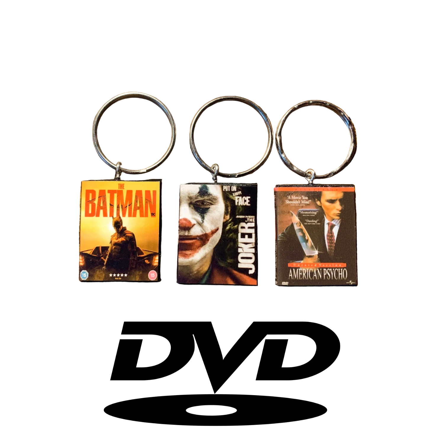 Customisable Miniature DVD Movie Keyring