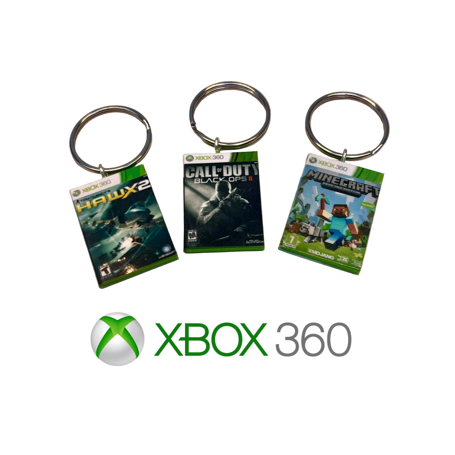 Customisable Miniature Xbox 360 Game Keyring