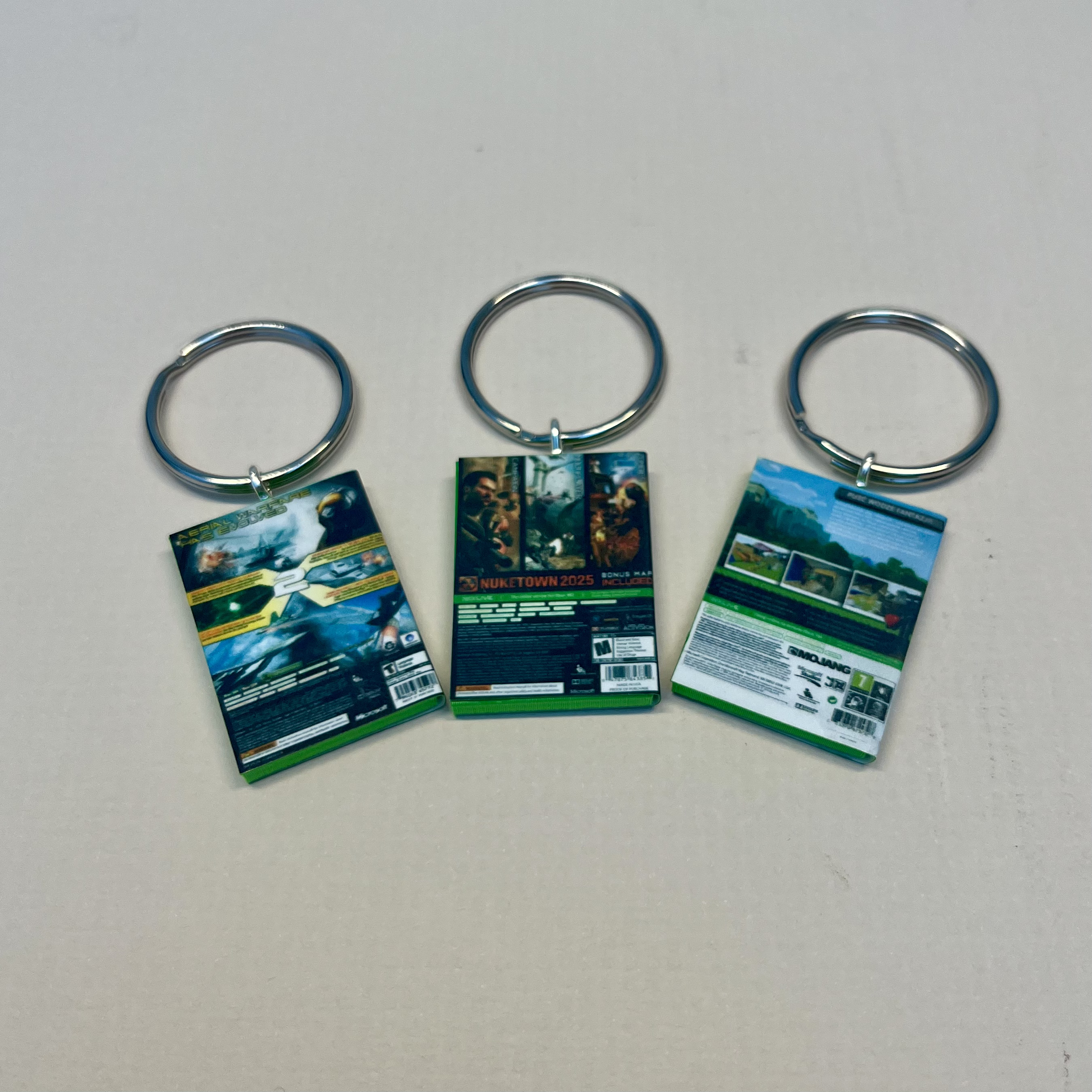 Customisable Miniature Xbox 360 Game Keyring