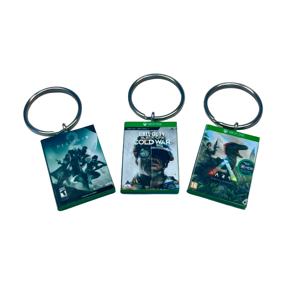 Customisable Miniature Xbox One Game Keyring