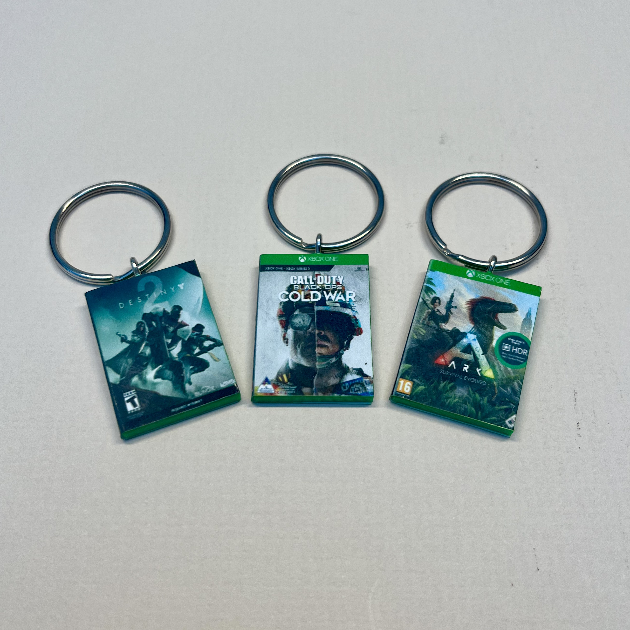 Customisable Miniature Retro OG Xbox Game Keyring