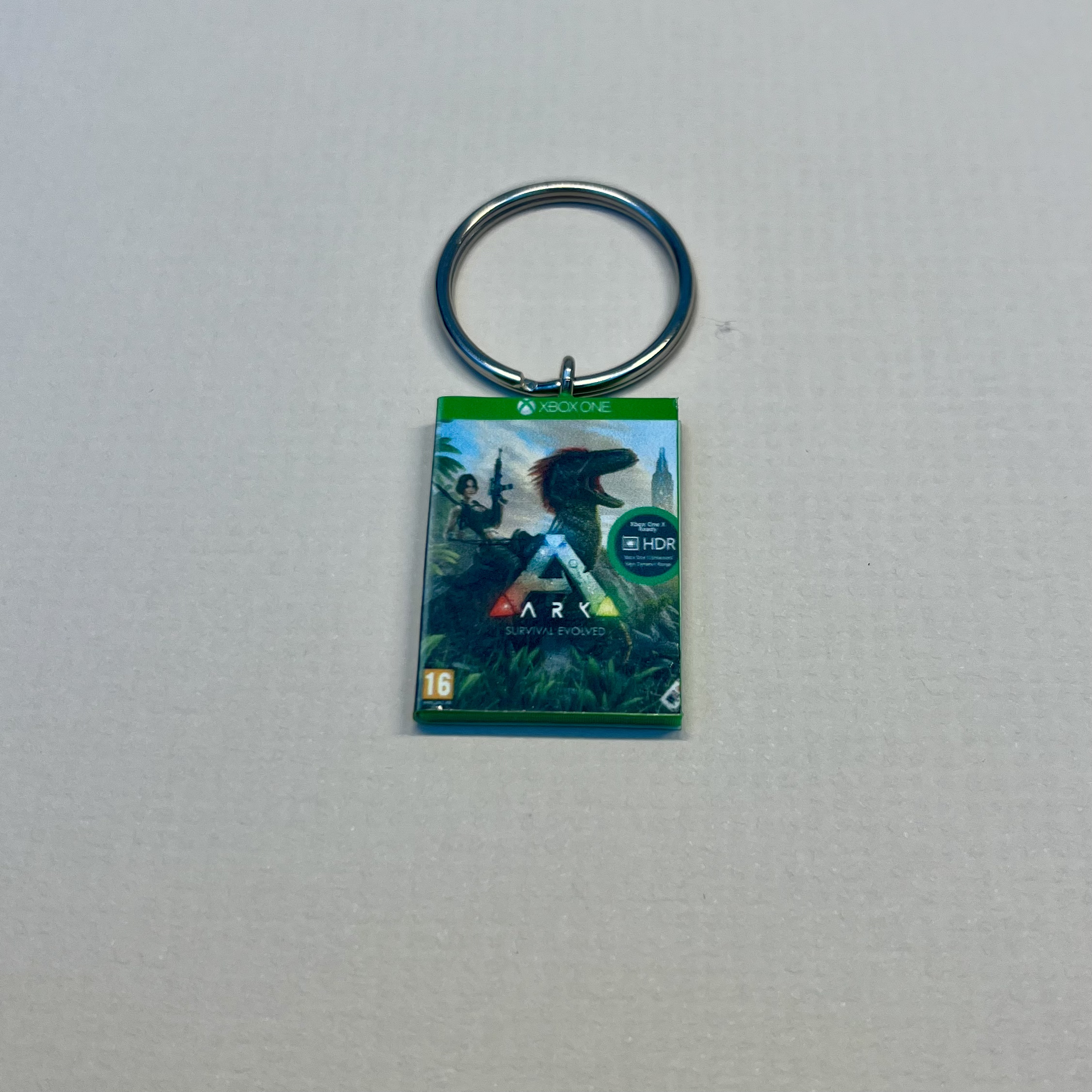 Customisable Miniature Xbox One Game Keyring