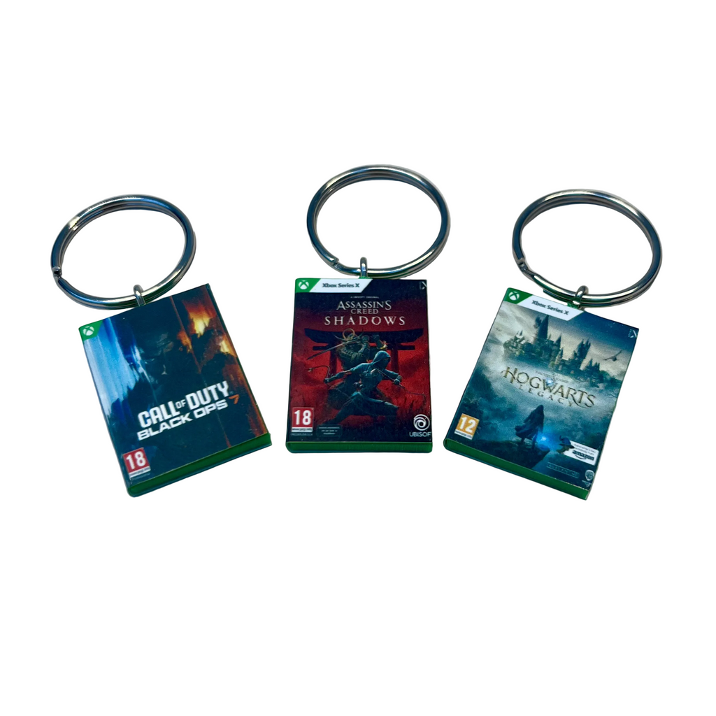Customisable Miniature Xbox Series X Game Keyring