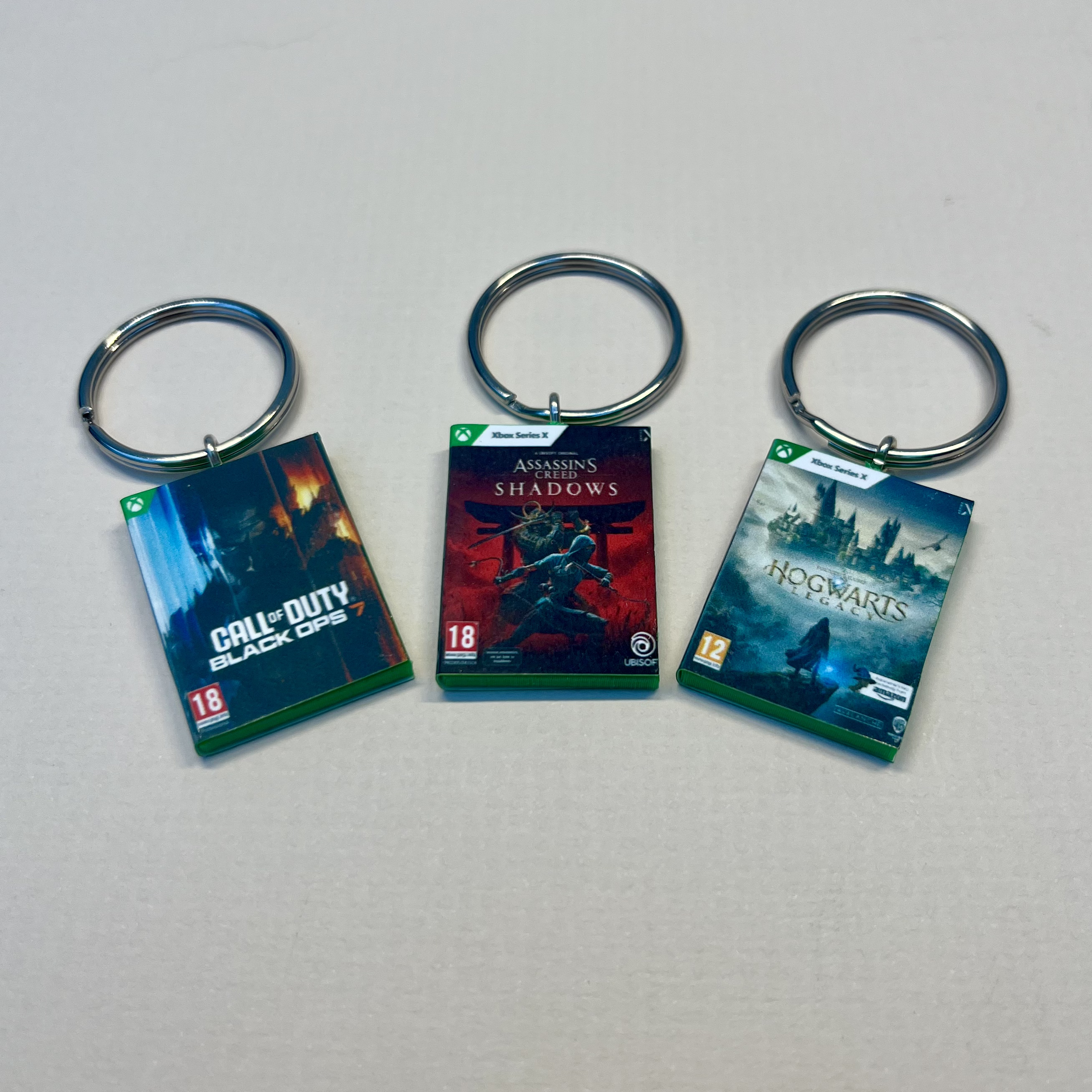Customisable Miniature Retro OG Xbox Game Keyring