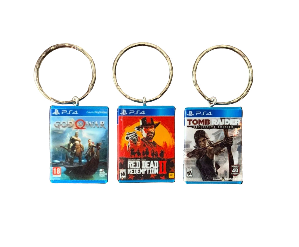 Customisable Miniature PS4 Game Keyring