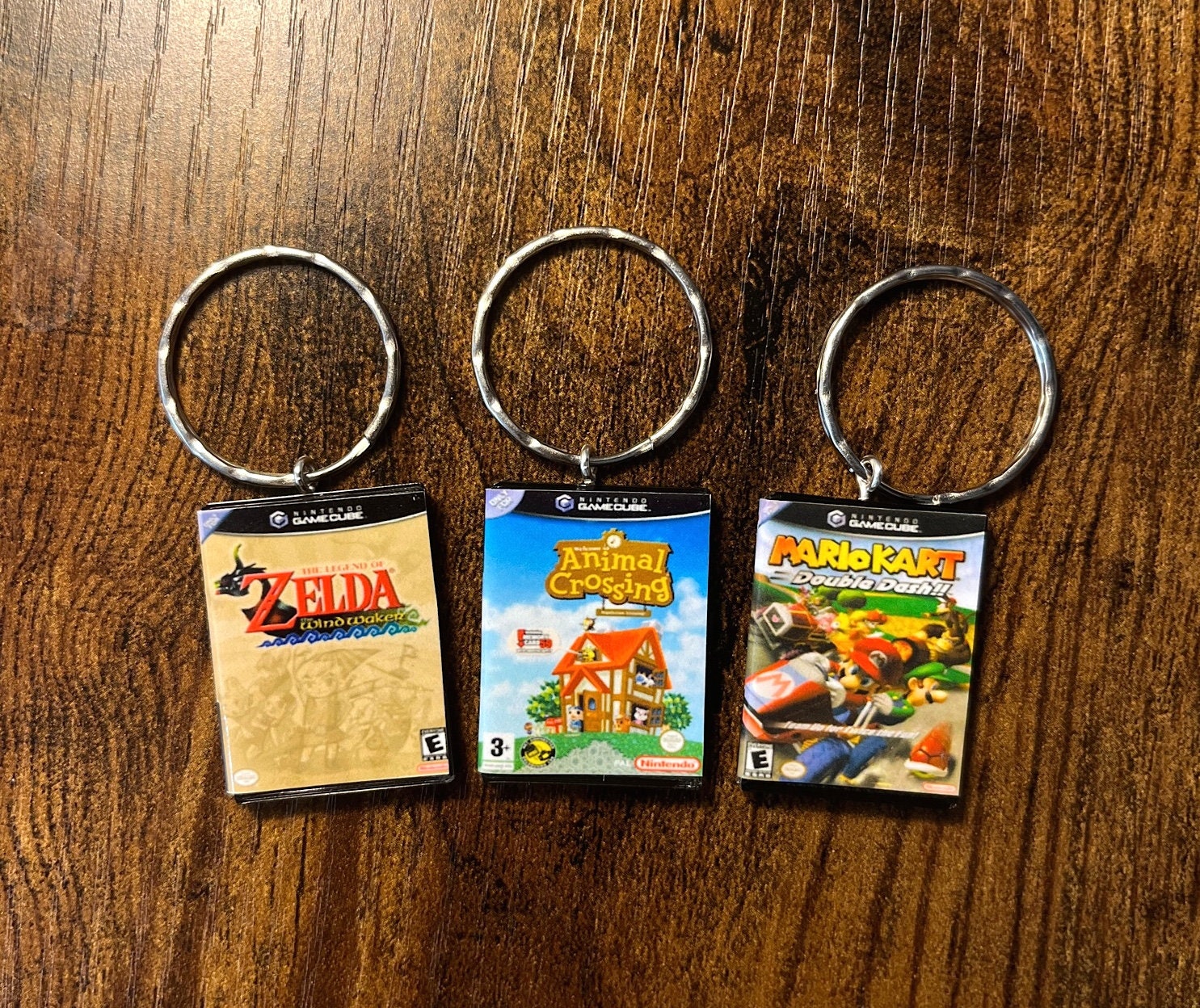 Customisable Miniature Gamecube Game Keyring
