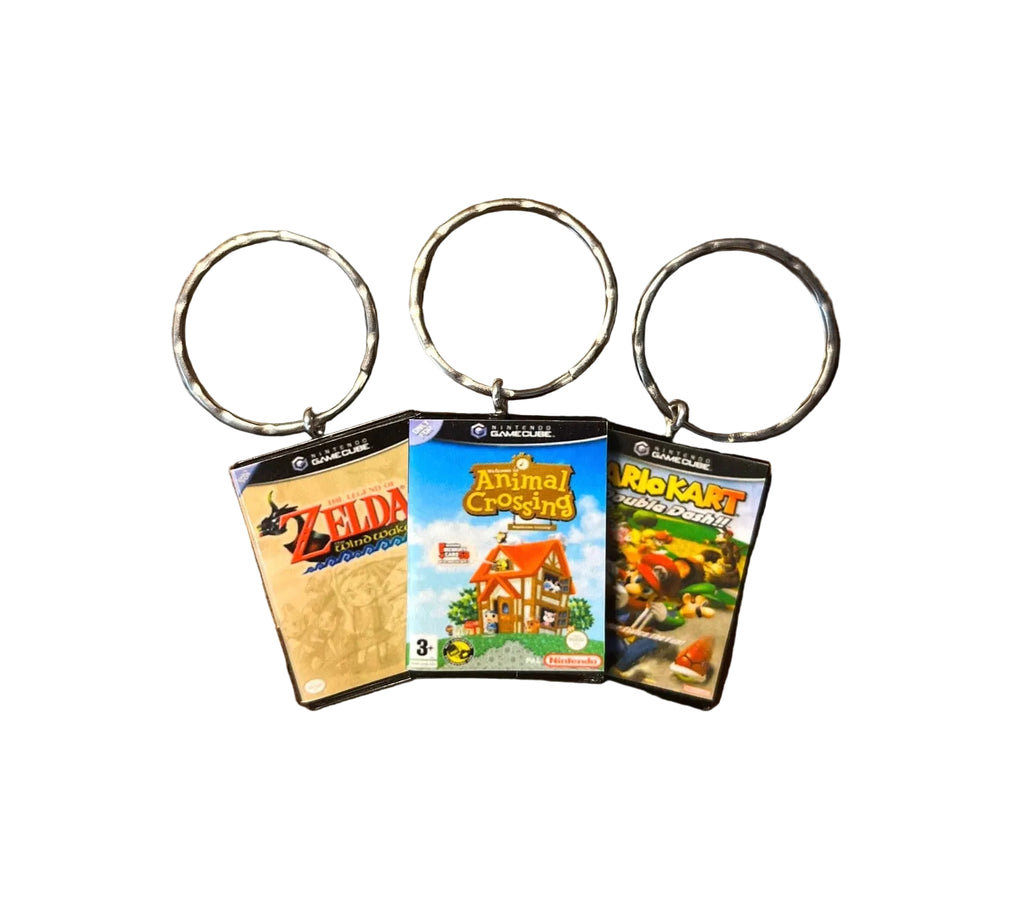 Customisable Miniature Gamecube Game Keyring