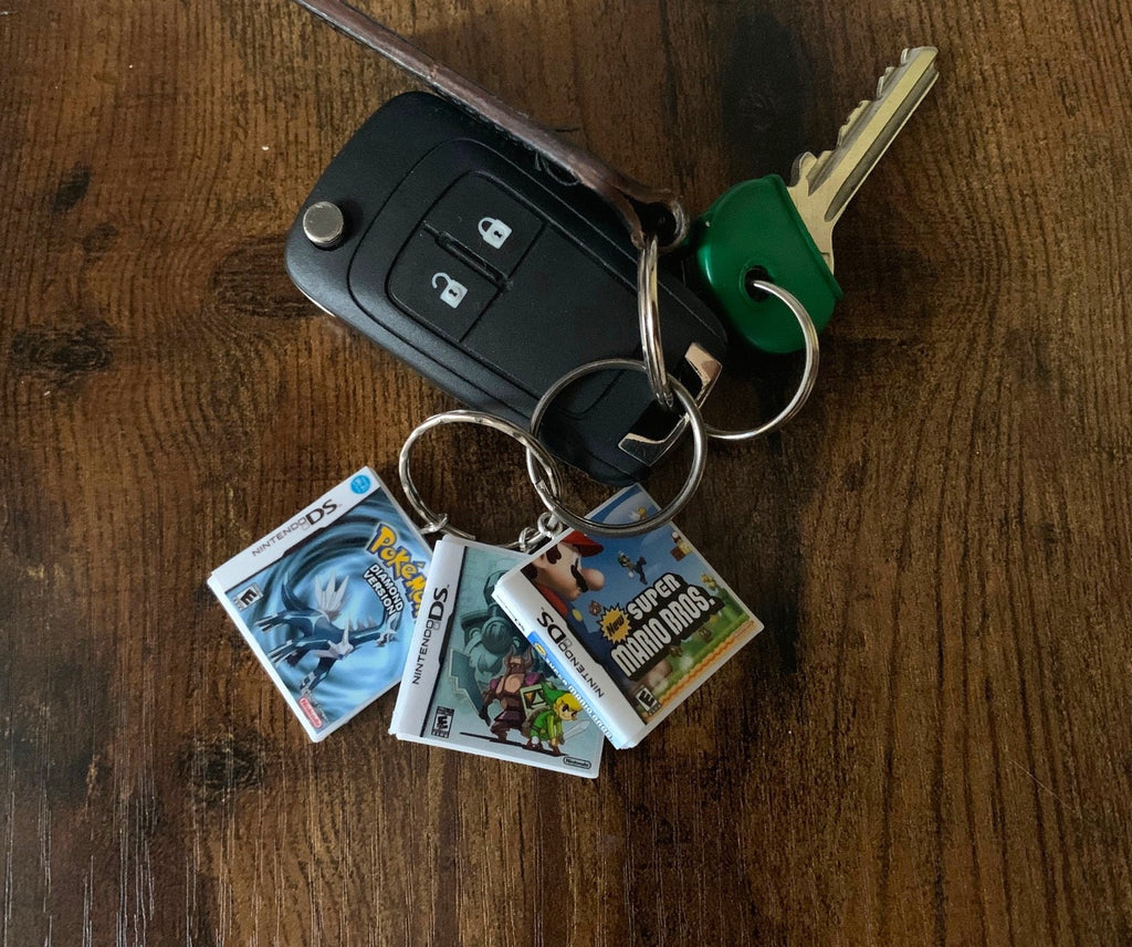 Customisable Miniature Nintendo DS Game Keyring