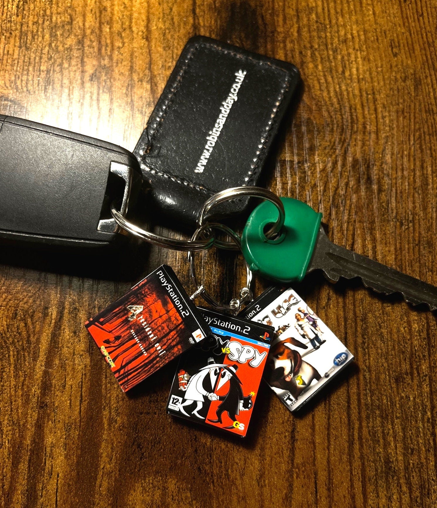 Customisable Miniature PS2 Game Keyring