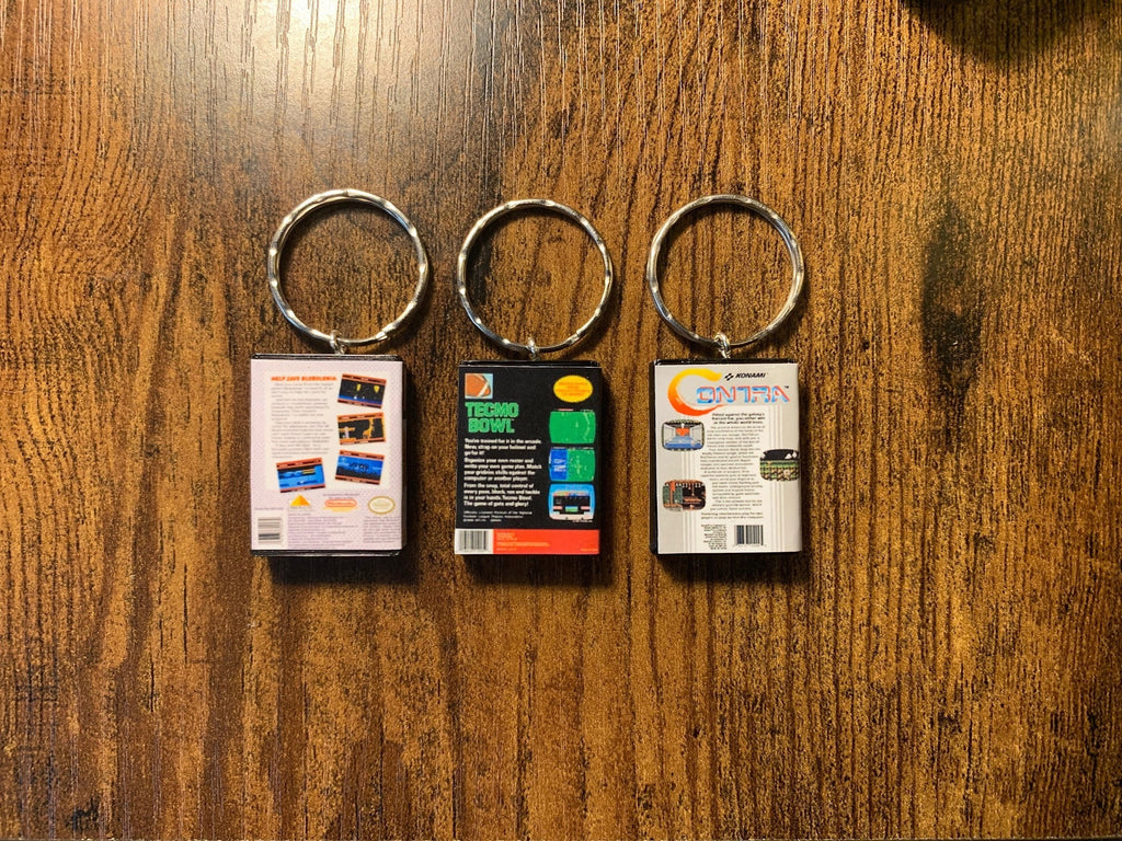 Customisable Miniature Retro NES Game Keyring