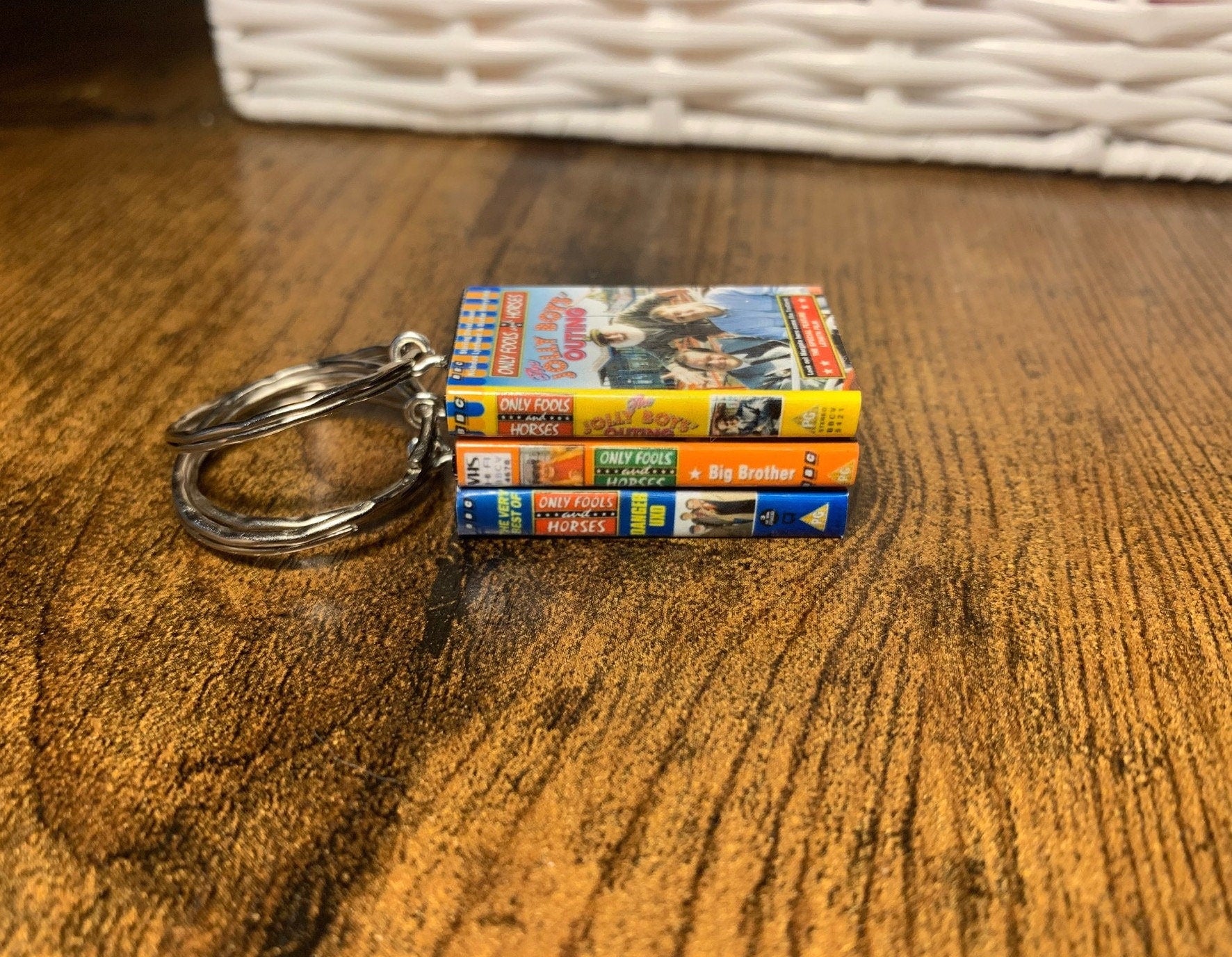 Customisable Miniature VHS TV Series Keyring