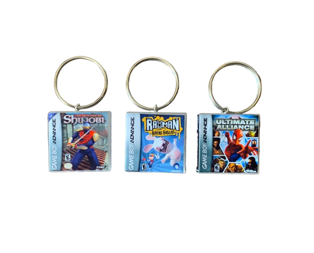 Customisable Miniature Game Boy Advance Game Keyring