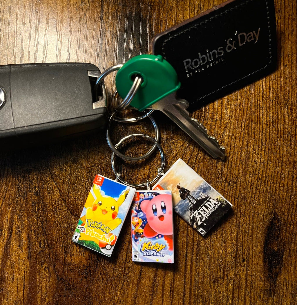 Customisable Miniature Switch Game Keyring
