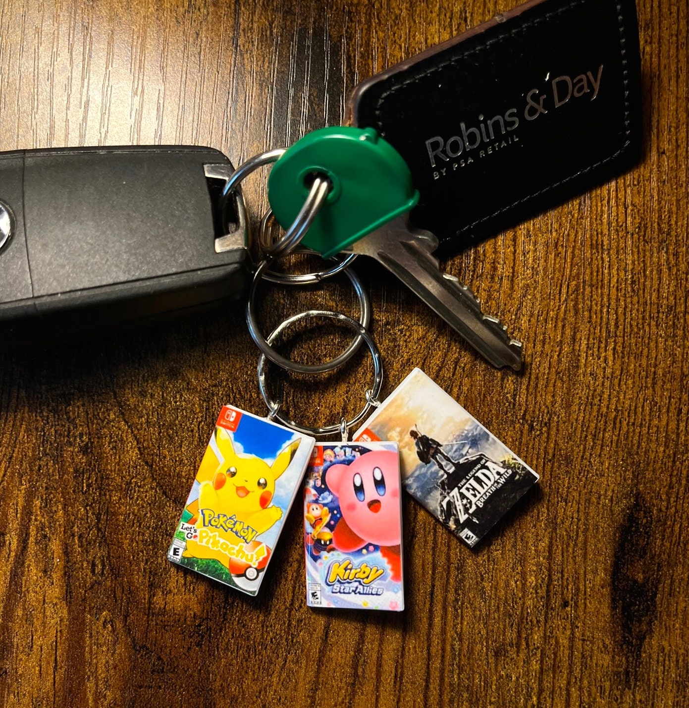 Customisable Miniature Switch Game Keyring
